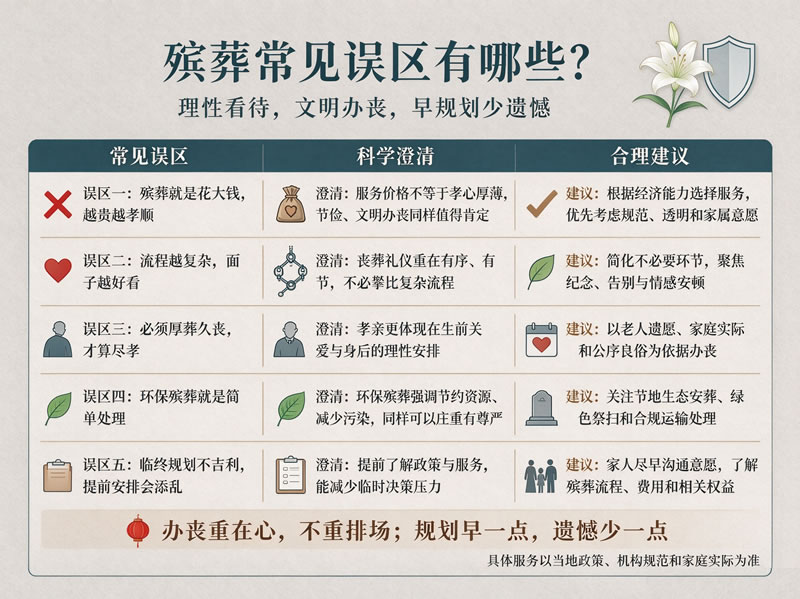 大连殡葬常见误区有哪些？10个避坑指南提前了解